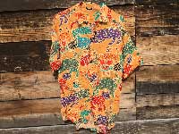 Vintage S/S African aloha shirts 抜染　アフリカ柄のアロハシャツ