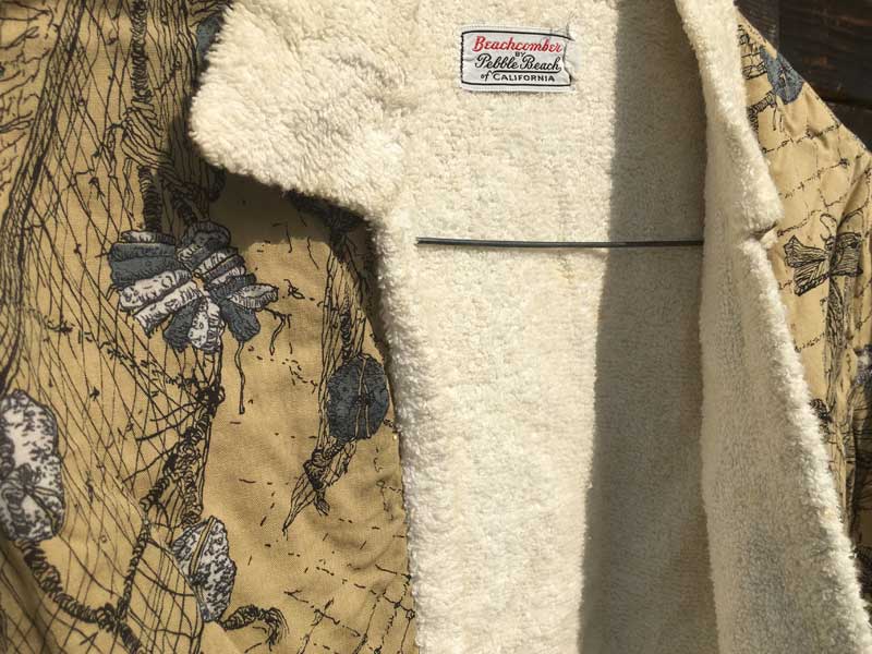 Vintage Aloha shirts Pellle beach of california Beach shirts パイル地のビーチシャツ、アロハシャツ