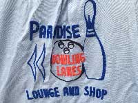 Vintage Used Bowling shirts Houston ヒューストンのボーリングシャツ　Paradise Bowling Lanes