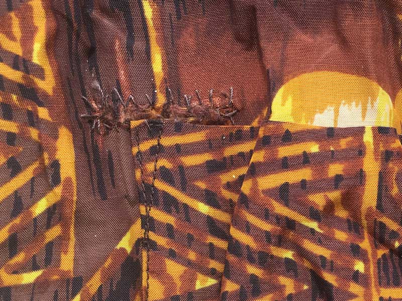 Vintage Hawaiian shirts Brown Flower 1960�N��@���[������ �ԕ��̃A���n�V���c�A�n���C�A���V���c