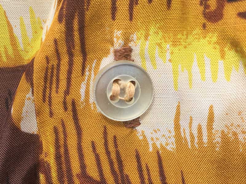 Vintage Hawaiian shirts Brown Flower 1960�N��@���[������ �ԕ��̃A���n�V���c�A�n���C�A���V���c