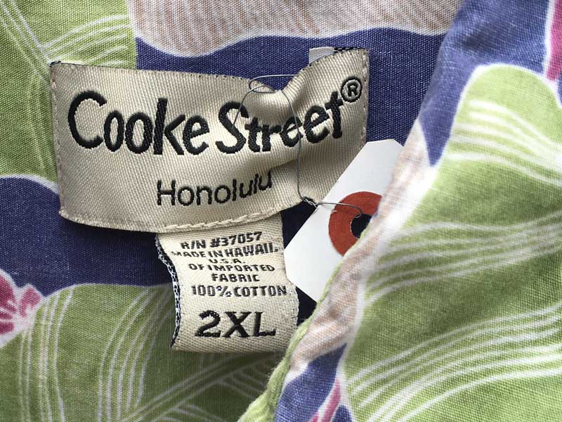 Used COOKE STREET Aloha shirts �N�b�N�X�g���[�g �����n�g���t�����[�v�����g�̃A���n�V���c