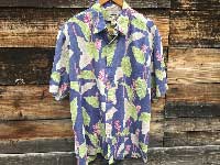 Used COOKE STREET Aloha shirts クックストリート 裏生地使いフラワープリントのアロハシャツ