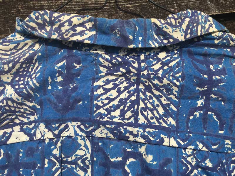 Vintage Aloha shirts Duke Kahanamoku Made in Hawaii デュークカハナモク 青いアロハシャツ