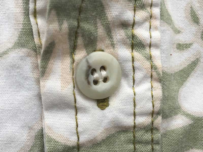 Used GO BAREFOOT Hibiscus Aloha shirts �S�[�x�A�t�b�g �����n�g���̃n�C�r�X���̃A���n�V���c