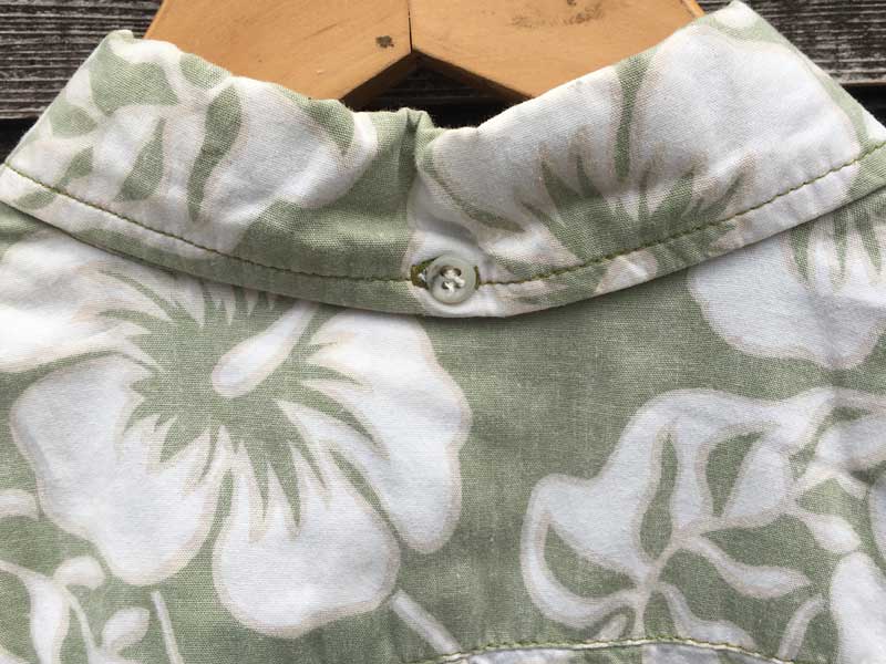 Used GO BAREFOOT Hibiscus Aloha shirts �S�[�x�A�t�b�g �����n�g���̃n�C�r�X���̃A���n�V���c