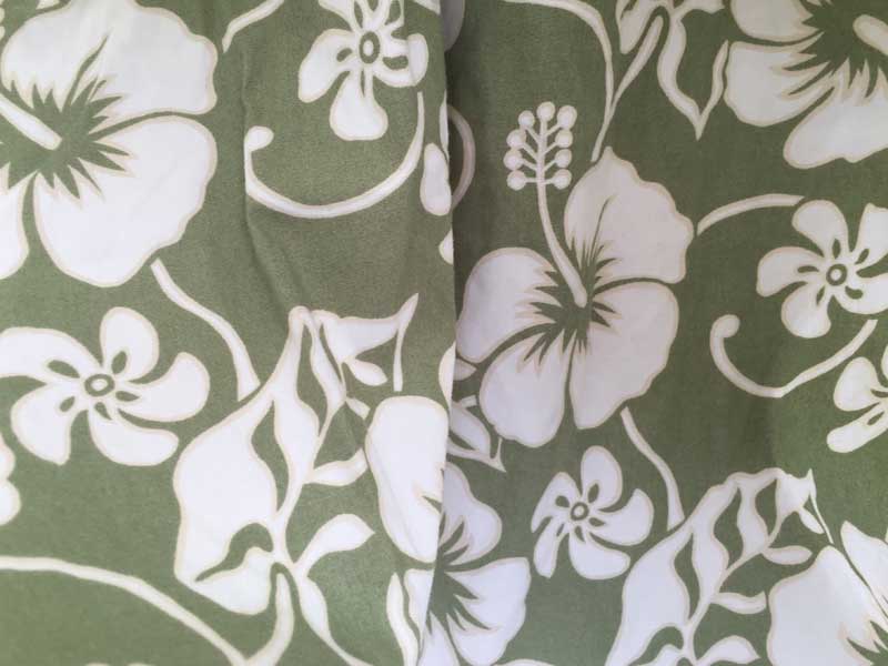 Used GO BAREFOOT Hibiscus Aloha shirts �S�[�x�A�t�b�g �����n�g���̃n�C�r�X���̃A���n�V���c