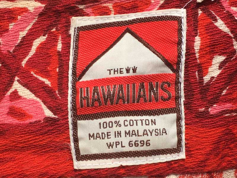 Vintage The HAWAIIANS Aloha shirts �U �n���C�A���Y 70�N�� �􉽊w�͗l�̃A���n�V���c