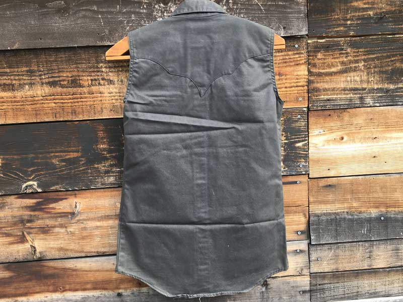 90�N�� Deadatock Rockmount No Sleeve Western ���b�N�}�X�E���g �m�[�X���[�u�@�E�G�X�^���V���c