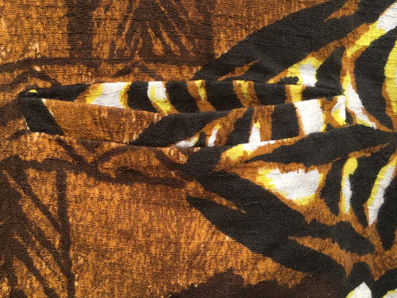 1970 Vintage The Ritz Hawaiian shirts �U ���b�c 70�N�� �􉽊w�͗l�̉ԕ��v�����g�̃A���n�V���c