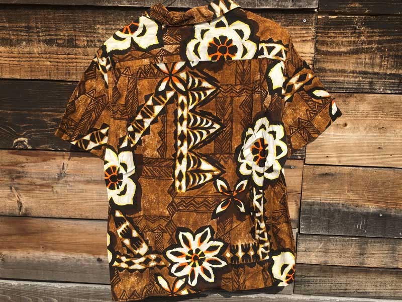 1970 Vintage The Ritz Hawaiian shirts U bc 70N 􉽊w͗l̉ԕvg̃AnVc