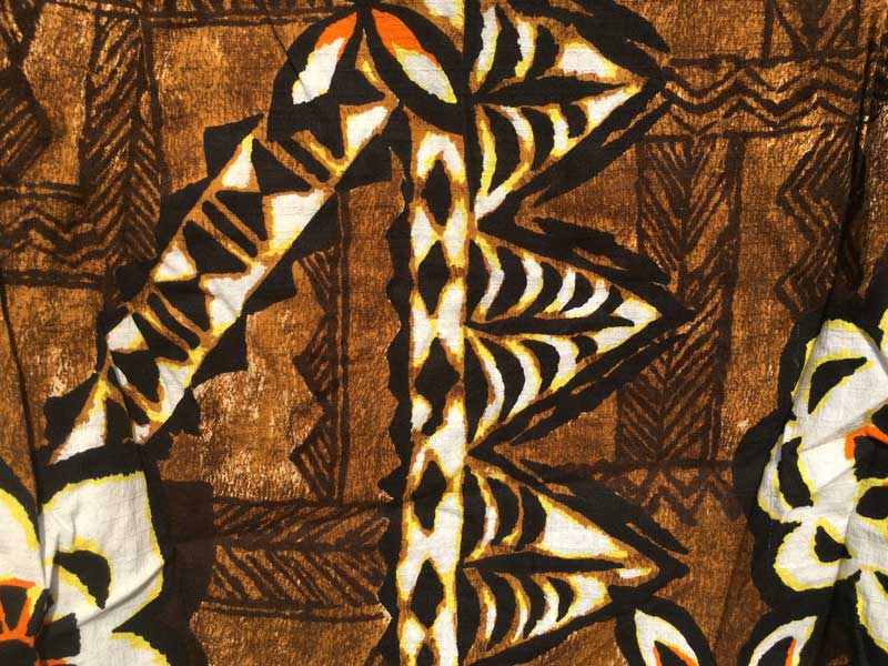 1970 Vintage The Ritz Hawaiian shirts �U ���b�c 70�N�� �􉽊w�͗l�̉ԕ��v�����g�̃A���n�V���c