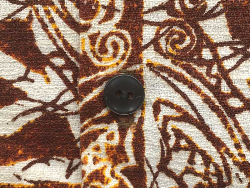 Vintage Aloha shirts Diamond Head Sports Wear Tiki/Made in Hawaii�@�e�B�L���̃A���n�V���c