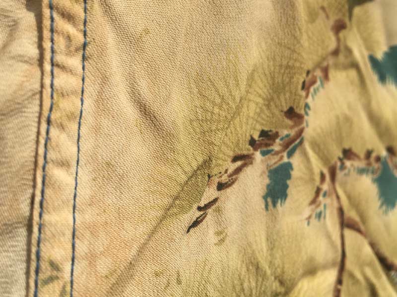 Vintage Aloha shirts ����߂�f�ނ̘a���@�x�m�E���̃A���n�V���c�@Made in Hawaii�@Cherry Blossom