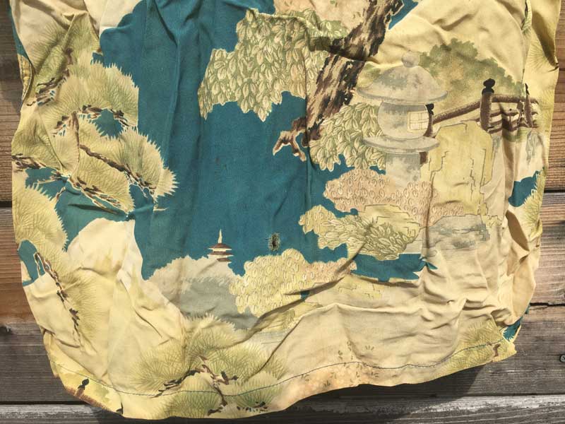 Vintage Aloha shirts ����߂�f�ނ̘a���@�x�m�E���̃A���n�V���c�@Made in Hawaii�@Cherry Blossom