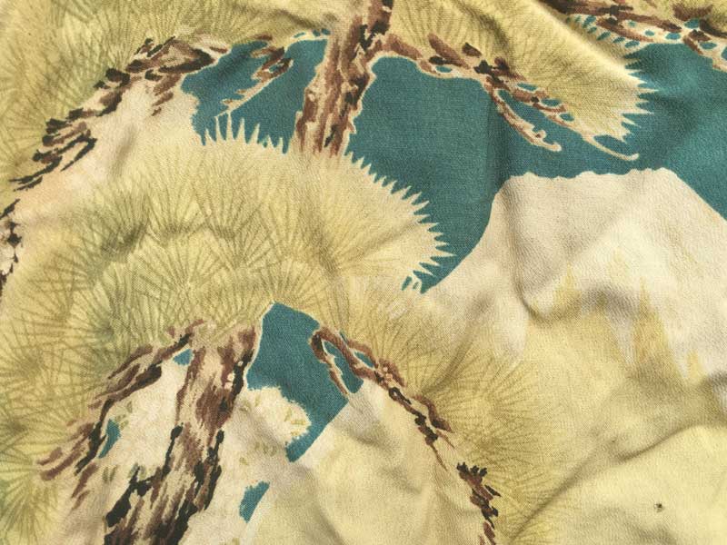 Vintage Aloha shirts ����߂�f�ނ̘a���@�x�m�E���̃A���n�V���c�@Made in Hawaii�@Cherry Blossom