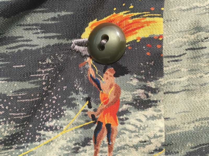 Vintage Pocket Aloha shirts/1940�N��`1950�N�� �r���e�[�W �|�P�b�g�t���n���C�A���V���c