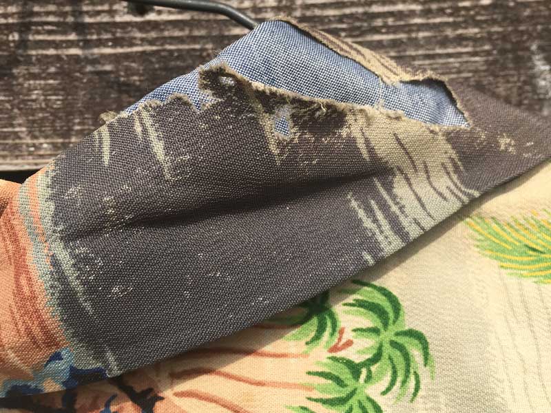 Vintage Pocket Aloha shirts/1940�N��`1950�N�� �r���e�[�W �|�P�b�g�t���n���C�A���V���c