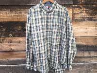 Used Tommy Hilfiger Button Down Check Shirts 、US古着 トミー ヒルフィガー チェック柄のボタンダウンシャツ