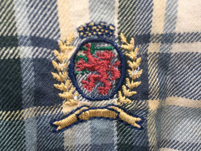 Used Tommy Hilfiger Button Down Check Shirts �AUS�Ò� �g�~�[ �q���t�B�K�[ �`�F�b�N���̃{�^���_�E���V���c