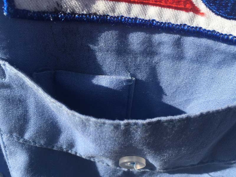 Used L/S Work shirts UNITOG PEPSI �AUS�Ò� �V���c �y�v�V�̃��b�y�����t�����������[�N�V���c