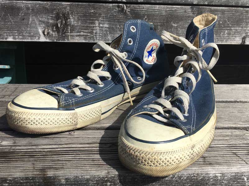 Vintage Used CONVERSE ALLSTAR HI USA�� 80�N��@�R���o�[�X�@�I�[���X�^�[�@�n�C�J�b�g�@�X�j�[�J�[