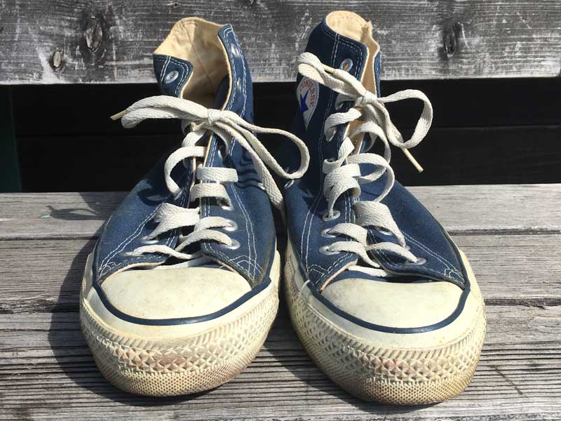 Vintage Used CONVERSE ALLSTAR HI USA�� 80�N��@�R���o�[�X�@�I�[���X�^�[�@�n�C�J�b�g�@�X�j�[�J�[