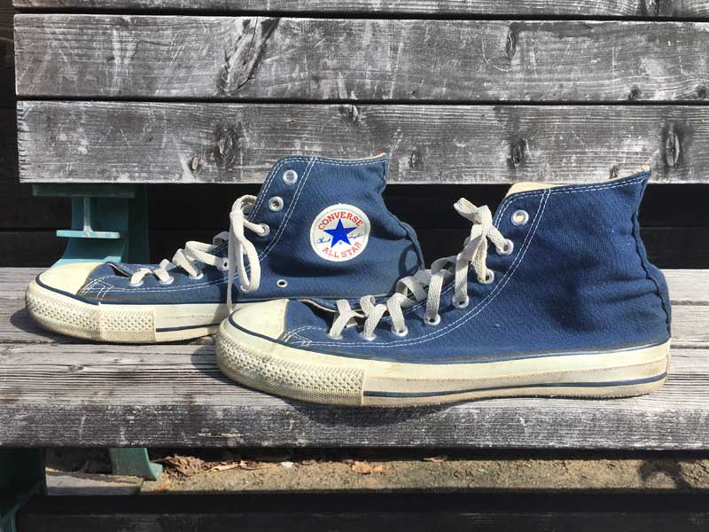 Vintage Used CONVERSE ALLSTAR HI USA�� 80�N��@�R���o�[�X�@�I�[���X�^�[�@�n�C�J�b�g�@�X�j�[�J�[