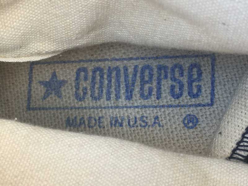 Vintage Used CONVERSE ALLSTAR HI USA�� 80�N��@�R���o�[�X�@�I�[���X�^�[�@�n�C�J�b�g�@�X�j�[�J�[