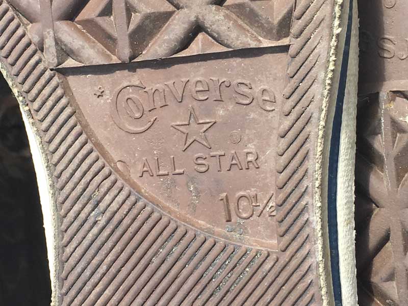 Vintage Used CONVERSE ALLSTAR HI USA�� 80�N��@�R���o�[�X�@�I�[���X�^�[�@�n�C�J�b�g�@�X�j�[�J�[