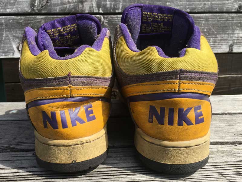 Used NIKE DELTA FORCE 3/4 LA���� LAKERS color �i�C�L �f���^�t�H�[�X NBA LA ���C�J�[�Y�J���[ 