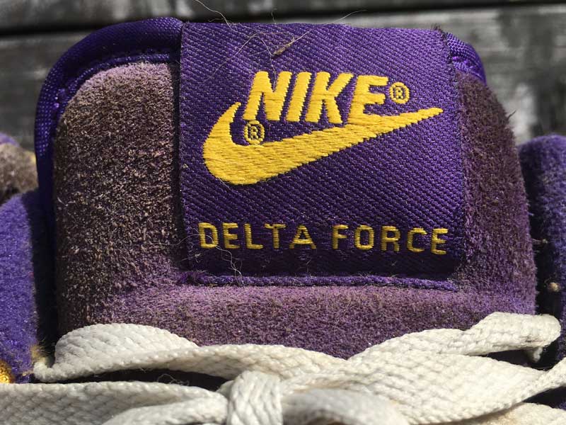 Used NIKE DELTA FORCE 3/4 LA���� LAKERS color �i�C�L �f���^�t�H�[�X NBA LA ���C�J�[�Y�J���[ 