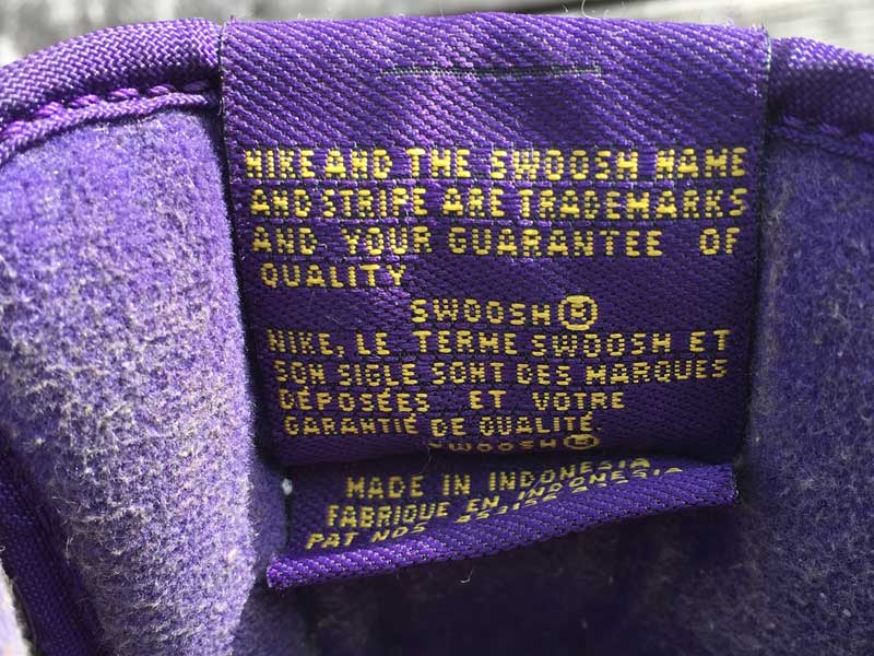 Used NIKE DELTA FORCE 3/4 LA���� LAKERS color �i�C�L �f���^�t�H�[�X NBA LA ���C�J�[�Y�J���[ 