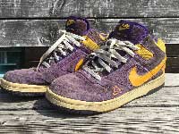 Used NIKE DELTA FORCE 3/4 LA���� LAKERS color �i�C�L �f���^�t�H�[�X NBA LA ���C�J�[�Y�J���[ 