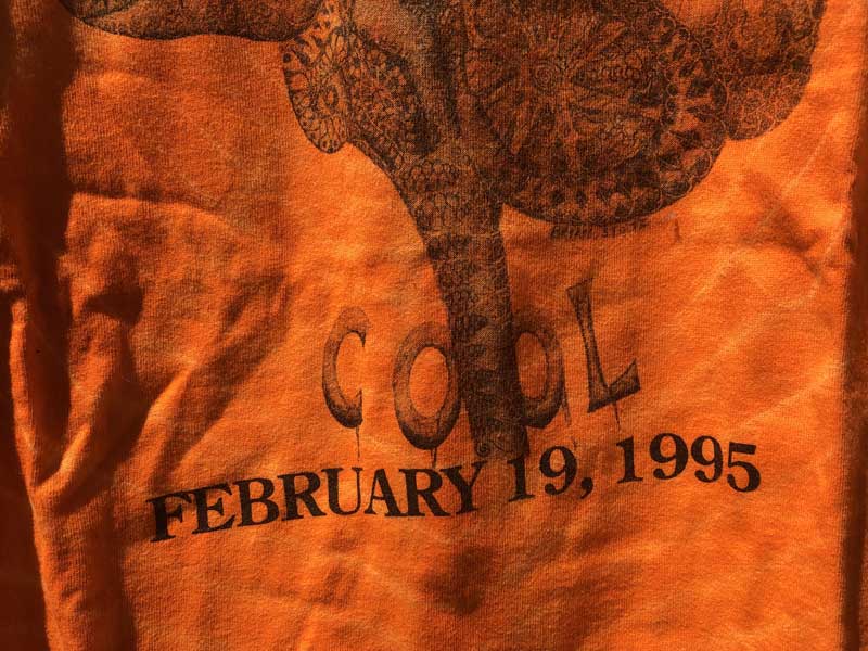 US 古着 US Used BIKES ON THE BRAIN 1995 タイダイ染 90年代 脳みその木 半袖Tシャツ XL