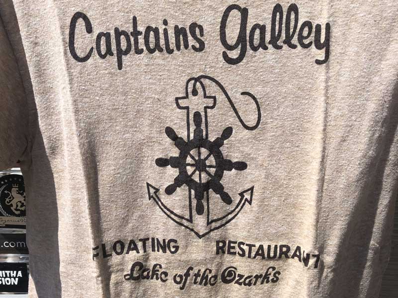 US �Ò� US Vintage Used Captains Galley 70�N�� Hanes �����K�[�l�b�NT�V���c�@����T�V���c M