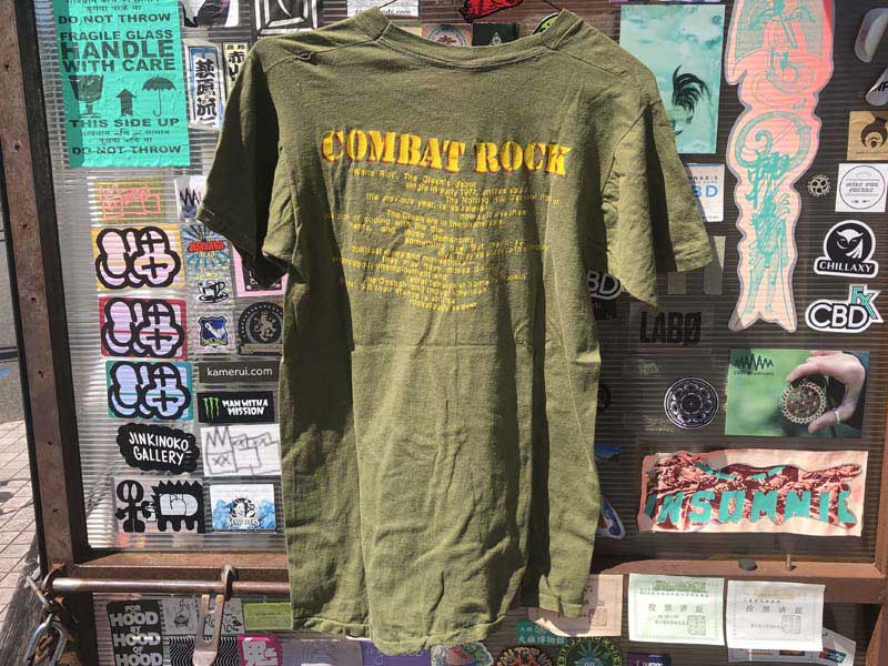 US�Ò� 80�N�� Used THE CLASH/COMBAT ROCK/STRAIGHT TO HELL�@Band Tee �����o���hT�V���c M