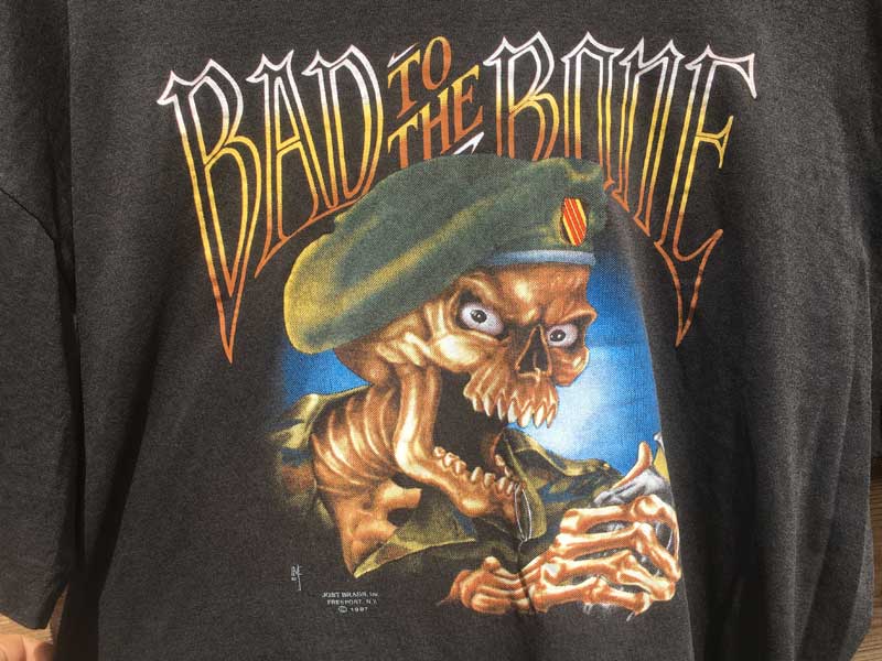 US �Ò� US Used S/S T-shirts 1980�N�� Bad to the Bone ���� T�V���c