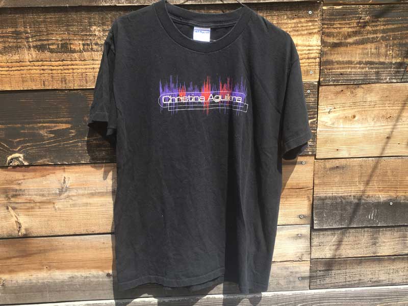 US �Ò� US Used S/S Tee Christina Aguilera�@�N���X�e�B�[�i�E�A�M�����̔��� T�V���c
