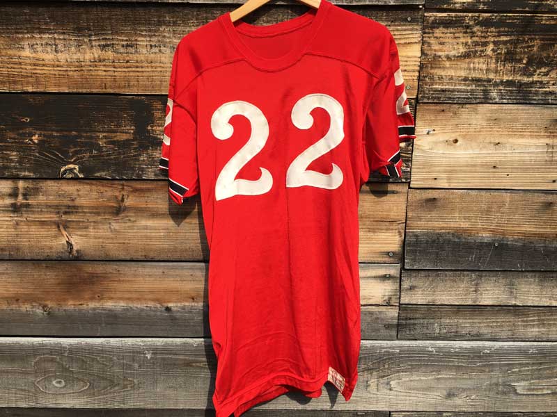 Vintage�AUS �Ò� US UsedFootball Numbering S/S Tee ���� �t�H�[�h�t�b�g�{�[�� �i���o�����O T�V���c