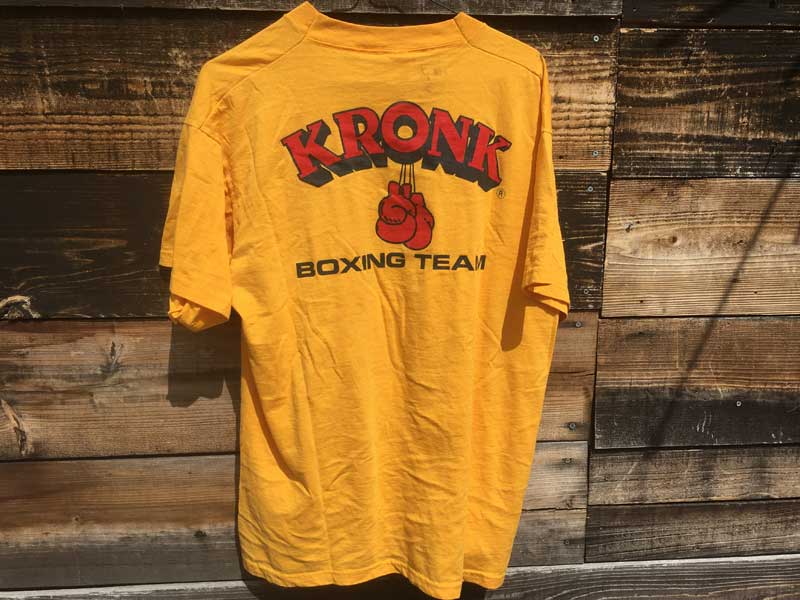 US 古着 US Used S/S T-shirts KRONK BOXING TEAM ボクシングのの半袖 Tシャツ