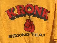 US 古着 US Used S/S T-shirts KRONK BOXING TEAM ボクシングのの半袖 Tシャツ