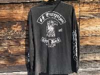 Used 1990's SS Enterprises Hells Angeles Support wear/Black Familily Tree L/S Tee