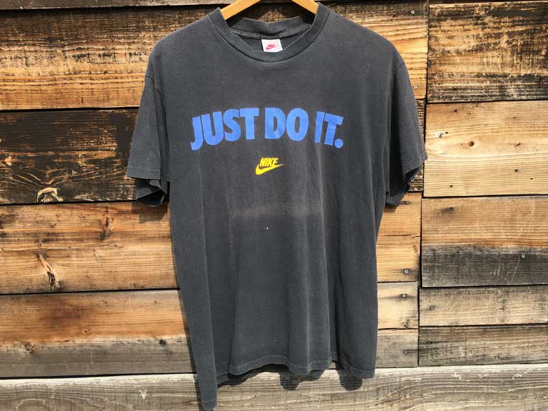 US �Ò� US Used�@NIKE Just Do It !! S/S Tee �i�C�L �W���X�g�h�D�C�b�g ����T�V���c M