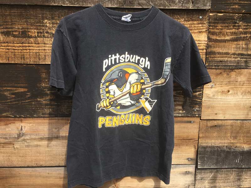 US 古着 US Used S/S Tee Pittsburgh Penguins ピッツバーグ・ペンギンズ アイスホッケーの半袖 Tシャツ