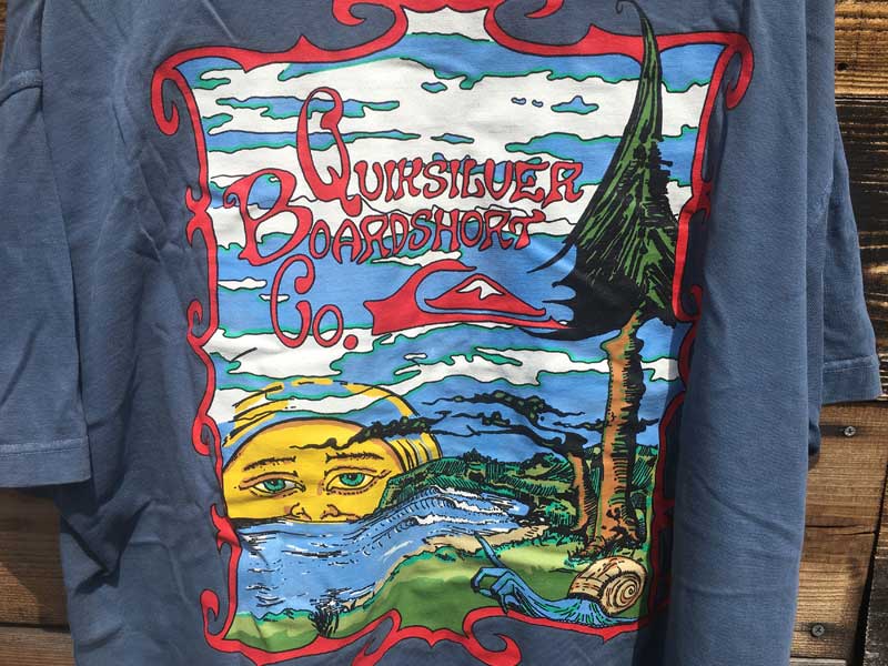 US 古着 US Used S/S Tee Quick Silver クイックシルバー サーフィンの半袖 Tシャツ