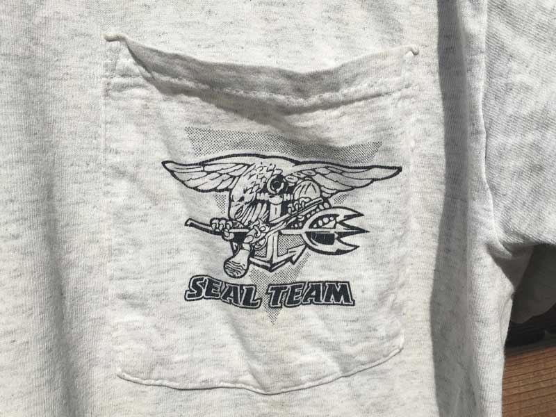 US 古着 US Used S/S Tee SEAL TEAM アメリカ海軍特殊部隊の半袖 Tシャツ