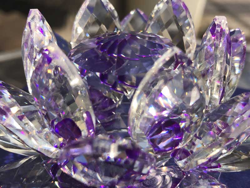 Crystal Glass Lotus Sun Ctacher�A�N���X�^���K���X�̘@�̉ԁA���[�^�X �T���L���b�`���[