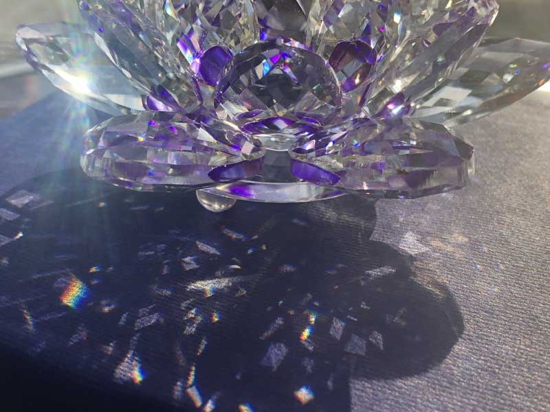 Crystal Glass Lotus Sun Ctacher�A�N���X�^���K���X�̘@�̉ԁA���[�^�X �T���L���b�`���[