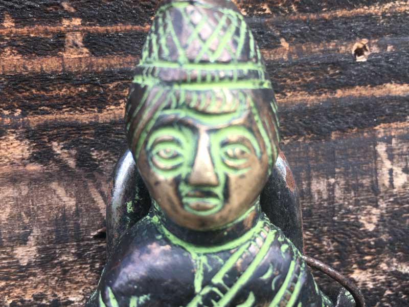 Antique�ARetro Large Key Ancient /�A���e�B�[�N�A���g���ȃC���h�A�l�p�[���̓�̌Ñ�l�̓싞��